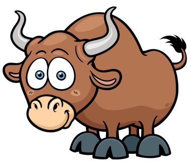 Cartoon Bull clipart