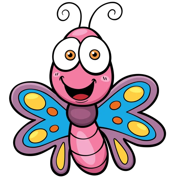 Mariposa. — Vector de stock