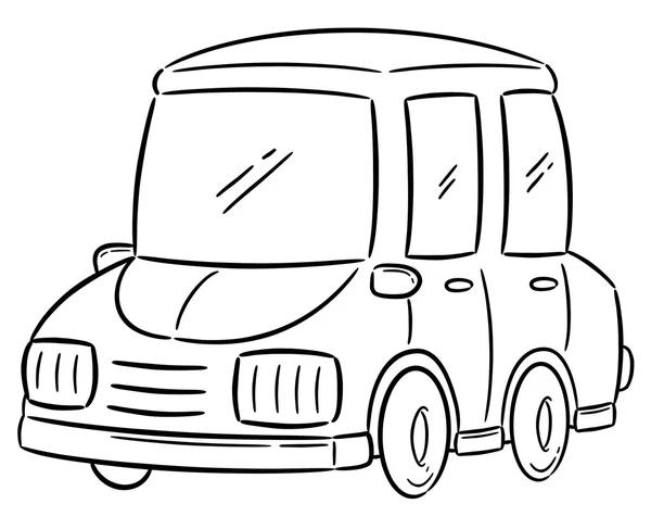 Voiture de dessin animé — Image vectorielle