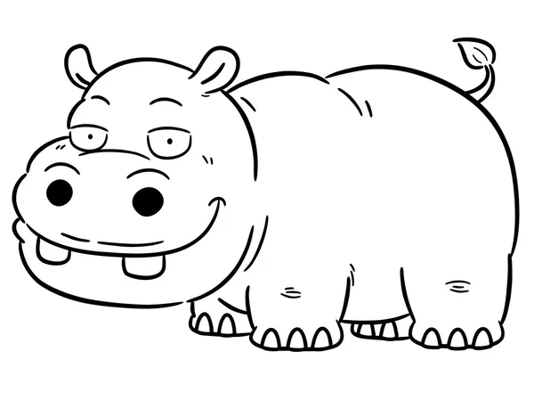 Hipopotamus — Wektor stockowy