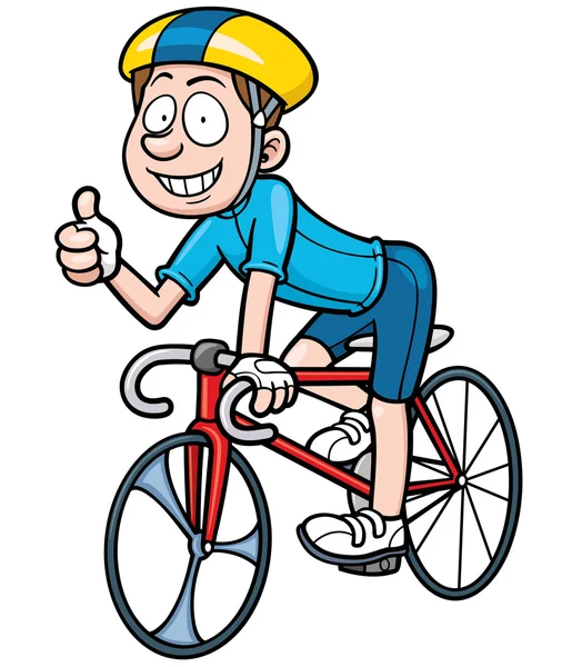Велосипедист — стоковий вектор