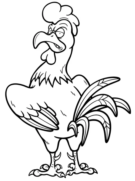 Coq — Image vectorielle