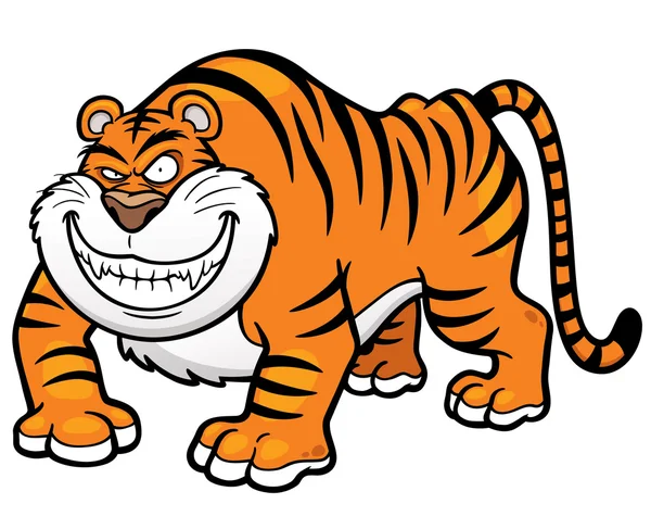 Tigre — Vector de stock