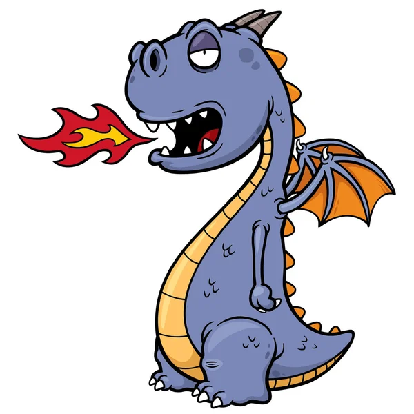 Dragón — Vector de stock