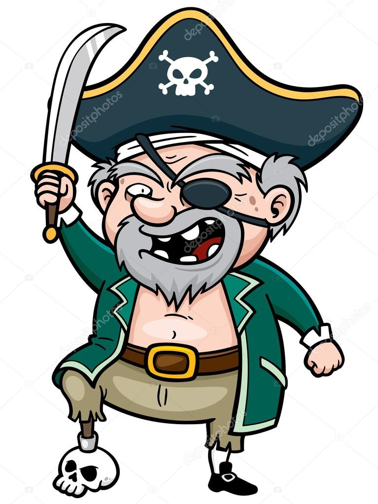 Pirate cartoon Vector Art Stock Images | Depositphotos