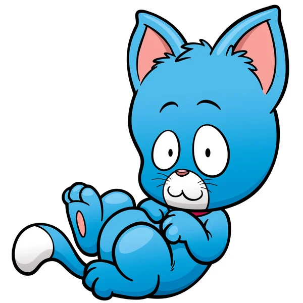 Cartoon kat — Stockvector