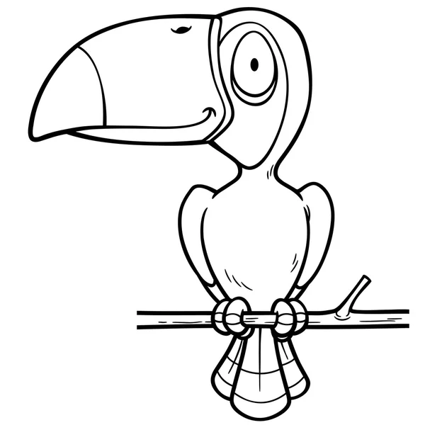 Hornvogel — Stockvektor