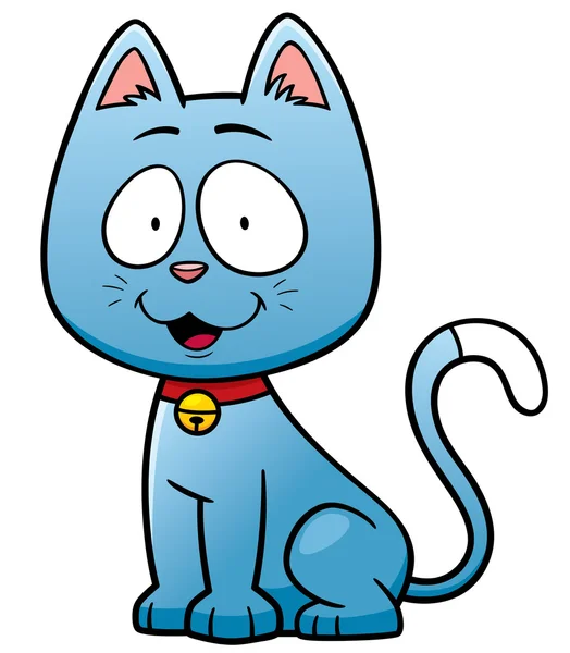 Cartoon kat — Stockvector