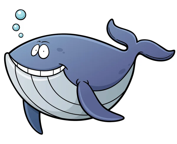 Ballena — Vector de stock