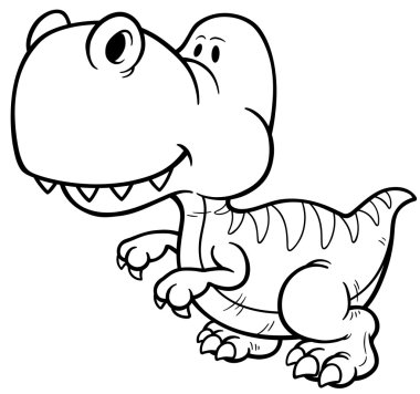 Çizgi film dinozor karakteri