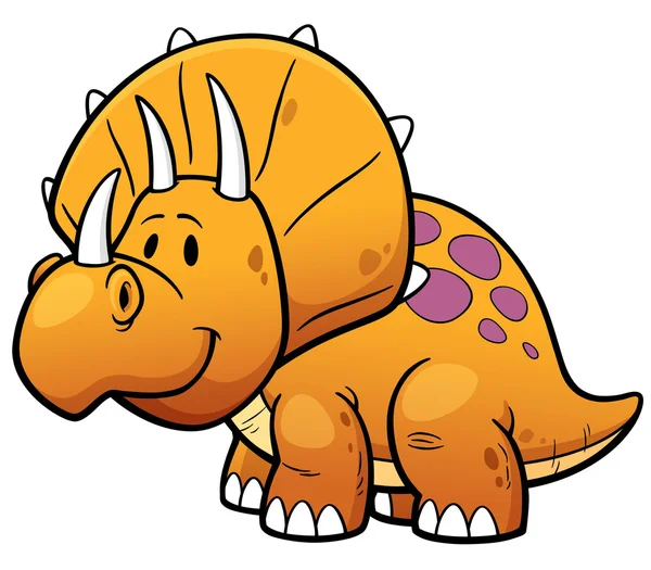 Personagem de dinossauro de desenhos animados —  Vetores de Stock