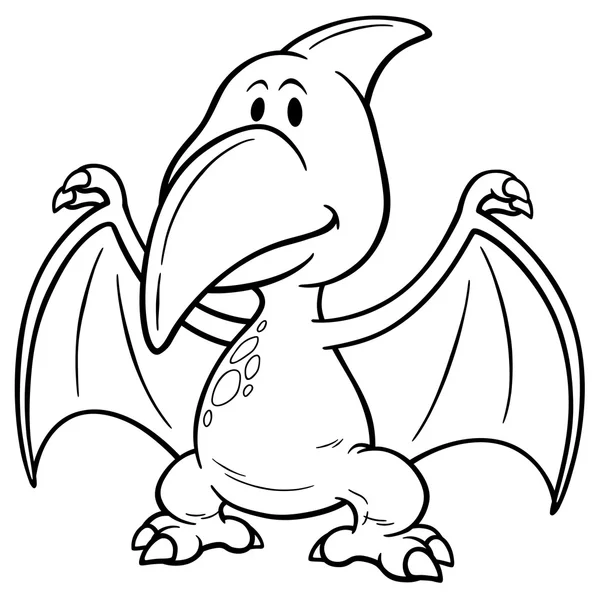 Cartoon Dinosaur character — Stock Vector