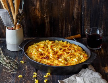 Amerikan yemeği ve peyniri. Ulusal mutfak. Vejetaryen yemeği.