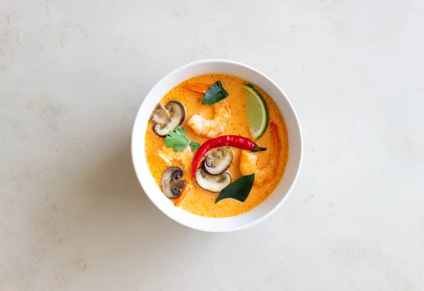 Tom Lezzetli Çorba Tayland Mutfağı Sağlıklı Beslenme Tarifler Ulusal Mutfak — Stok fotoğraf
