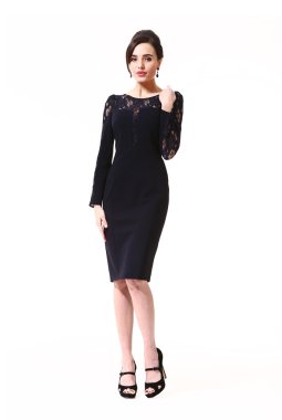  Asya iş yürütme kadın üzerinde beyaz izole