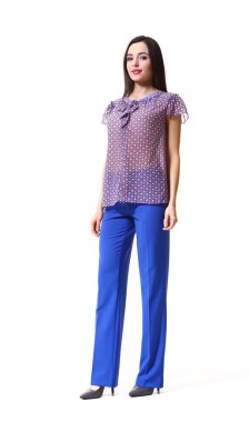 Hint Doğu Kahverengi saç iş yürütme kadın