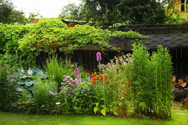 beautiful formal garden close up photo