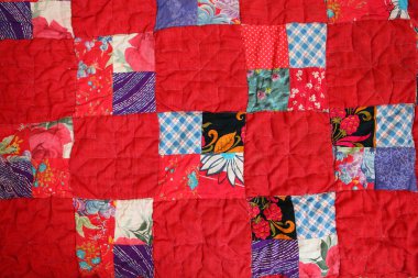 Patchwork Yorgan üzerinden ülke ev iç