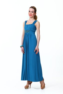 güzel iş kadın moda modeli kız yaz elbise