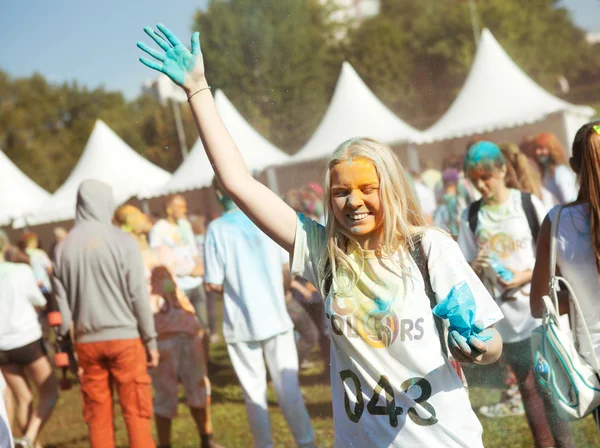 MOSCOW, SEPTEMBER 6, 2014: Color Fest September 2014 in Moscow. — Stock Photo, Image