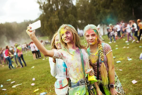 MOSCOW, SEPTEMBER 6, 2014: Color Fest September 2014 in Moscow. — Stock Photo, Image
