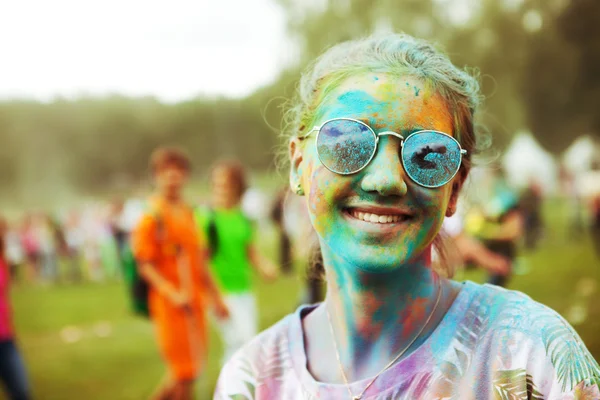 MOSCOW, SETEMBRO 6, 2014: Color Fest Setembro 2014 em Moscou . — Fotografia de Stock