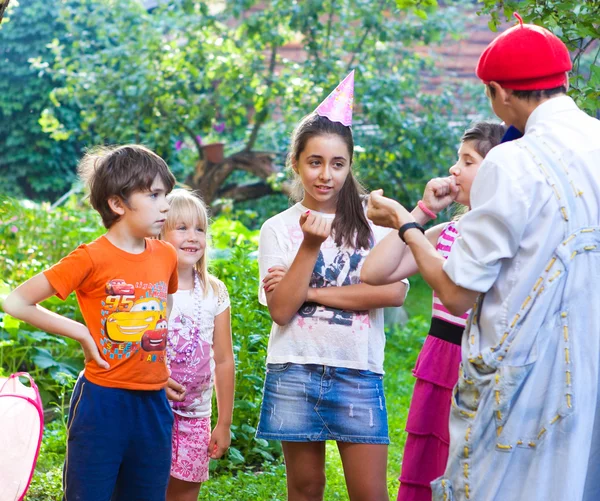 Ryssland, Moskva, 22 juli 2014: Land barnen fira födelsedag p — Stockfoto
