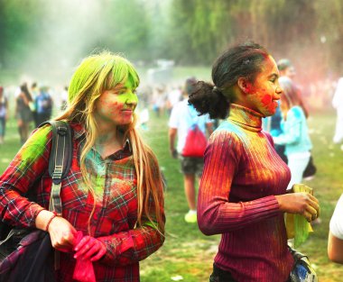 Moskova, 6 Eylül 2014: fest Eylül 2014 Moskova'da renk.. 