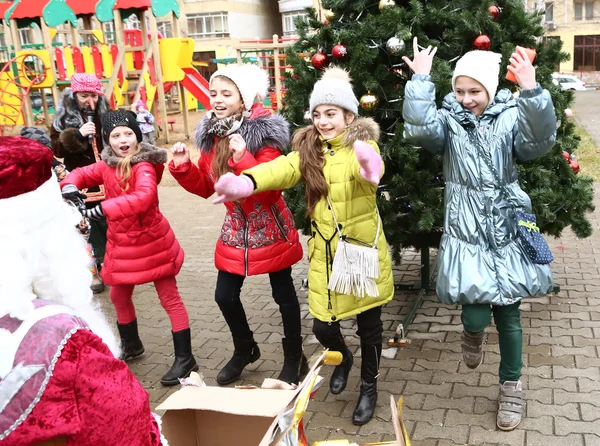 Boże Narodzenie celebracja imprezy dla dzieci — Zdjęcie stockowe