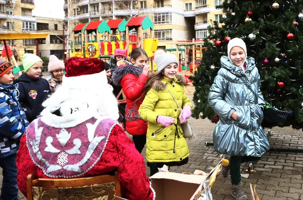 Vánoční oslava akce pro děti — Stock fotografie