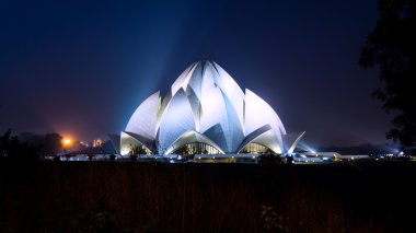 Hindistan'da Lotus tapınağı