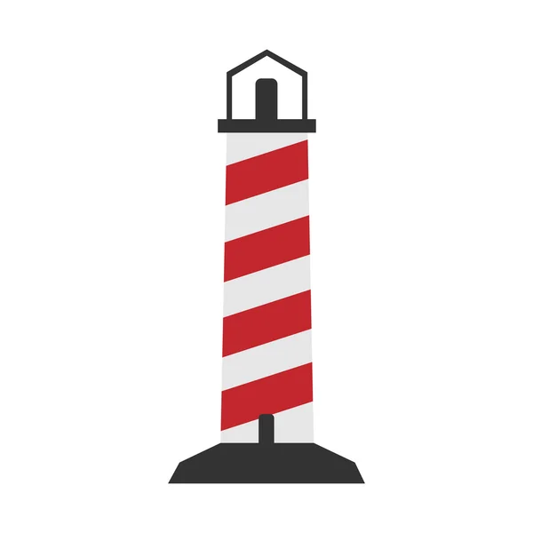 Vuurtoren logo vector — Stockvector