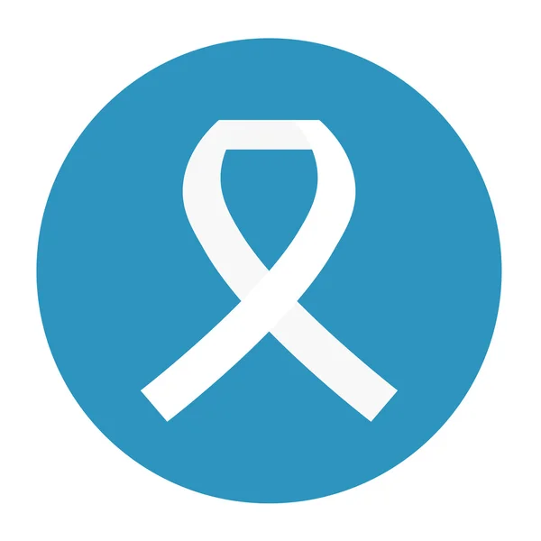Icono de cinta de conocimiento de cáncer de mama — Vector de stock