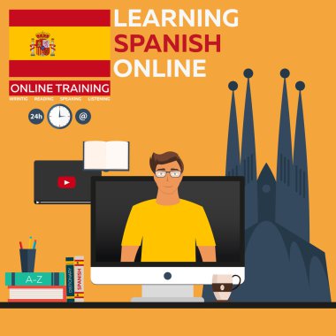 Öğrenme İspanyolca Online. Çevrimiçi eğitim. Uzaktan eğitim. Online Eğitim. Dil kursları, yabancı dil, dil eğitimi
