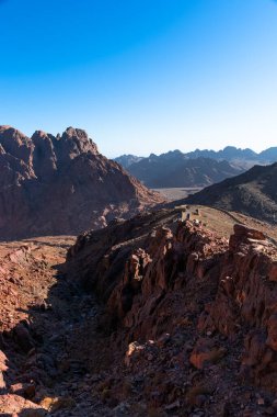 Mısır, Sina Dağları Parlak güneşli bir günde, Güzel bir manzara