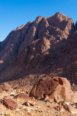 Mısır, Sina Dağları Parlak güneşli bir günde, Güzel bir manzara
