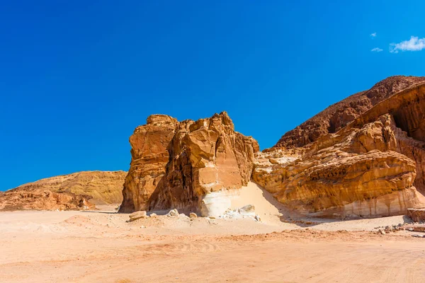 Bergen Van Het Sinaï Schiereiland Een Zonnige Dag Egypte — Stockfoto