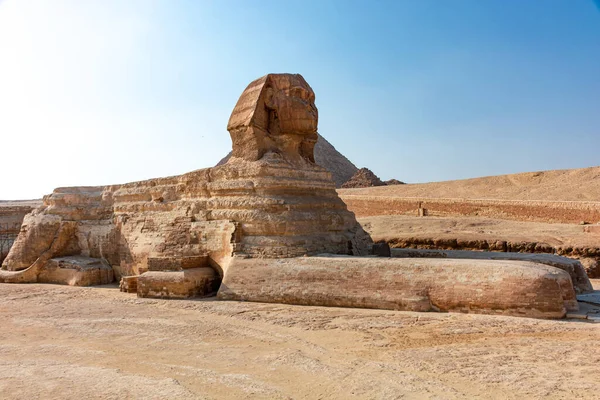 Sphinx Giza Valley Bright Sunny Day — Stock Photo, Image
