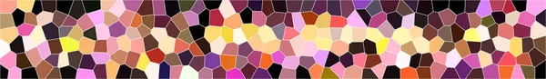 Motley Bright Lilac Geometric Mosaic Background Long Mosaic Stained Glass — Stock fotografie