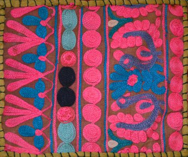Doğu tarzı, portre resim patchwork yatak örtüsü