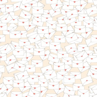 aşk mektupları ile desen.