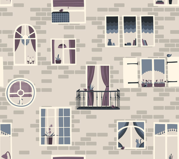 Город окон
.