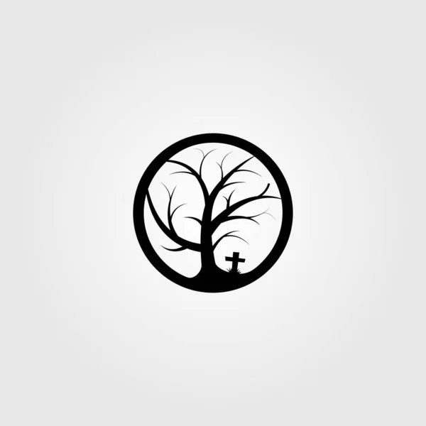 Векторный Рисунок Логотипа Мертвой Древесины — стоковый вектор