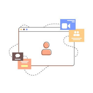 Bir kullanıcı ile video çağrı simgesini kavra.