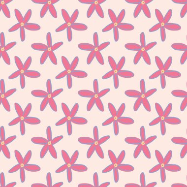 çiçek yaprakları pürüzsüz tekrar desen tasarımı