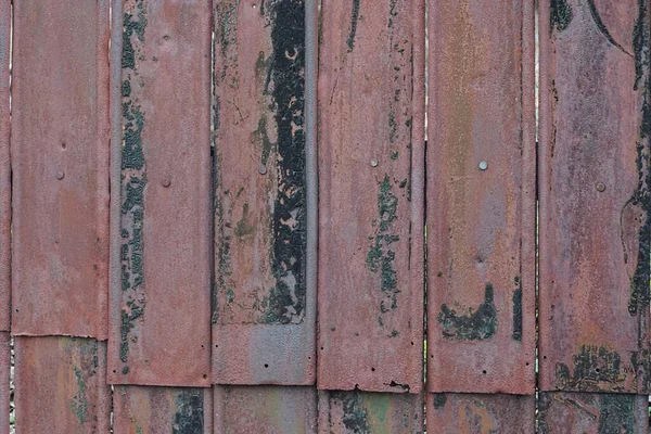 Metal Texture Rusty Black Brown Iron Wall Seam — Photo