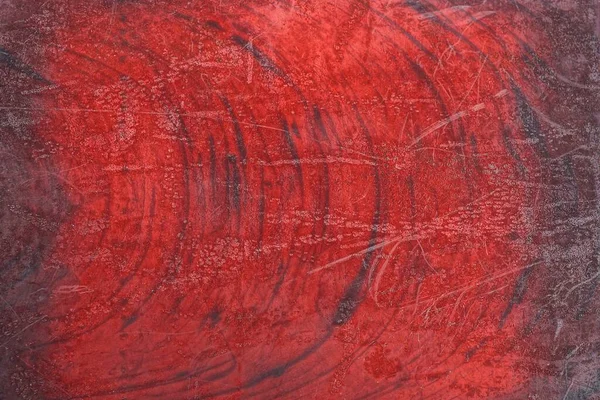 Piros Fekete Műanyag Textúra Egy Átlátszó Kopott Sapka — Stock Fotó