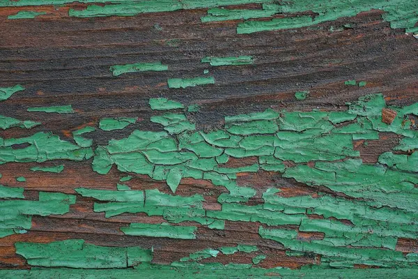 Groen Bruin Houten Textuur Van Oud Armoedig Houten Plankje Muur — Stockfoto