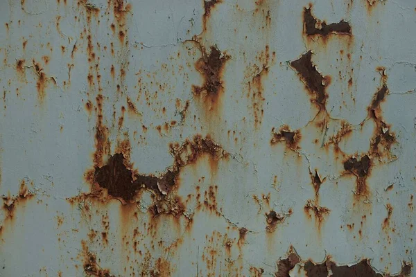 Textura Metal Marrón Gris Vieja Pared Hierro Oxidado — Foto de Stock