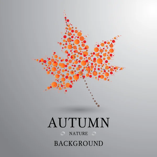 Autumn nature background — Stock Vector